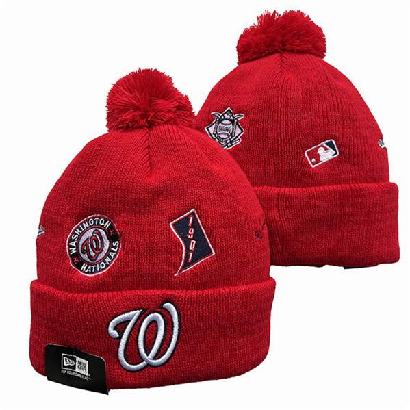 Washington Nationals Knit Hats 016